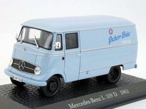 mercedes-benz l 319d (фургон) - light blue 7421105 Модель 1:43