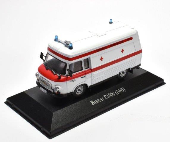 barkas b1000 smh-3 "ambulance" (скорая медицинская помощь) 1970 white/red 7495005 Модель 1:43
