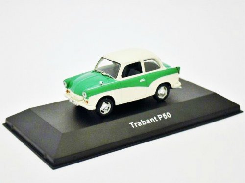 trabant p50 - white/green 7507002 Модель 1:43