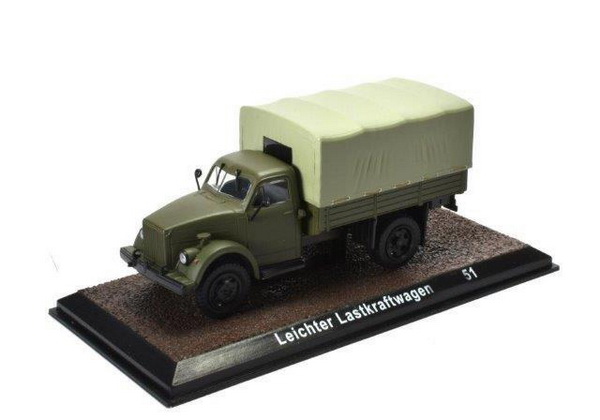 Модель 1:43 51 Leichter Lastkraftwagen (бортовой грузовик с тентом) 1960