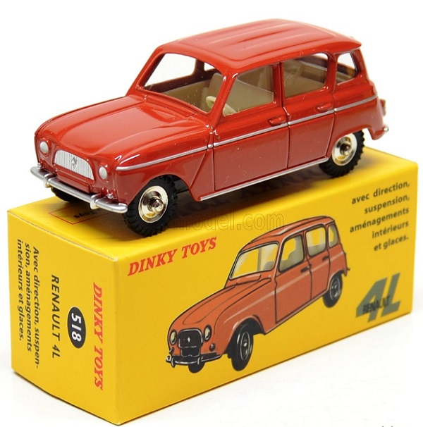 Модель 1:43 Renault 4L - 1965 - Red
