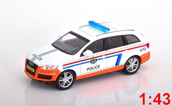 Модель 1:43 Audi Q7 Police in Blister