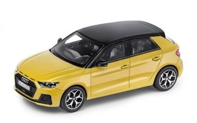 Модель 1:43 Audi A1 Sportback - met.yellow/black 2018