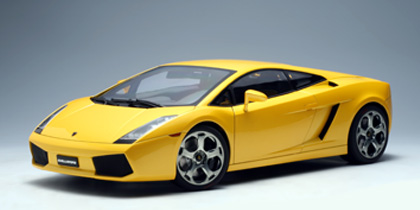 Модель 1:12 Lamborghini Gallardo - yellow met