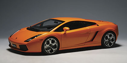Модель 1:12 Lamborghini Gallardo - orange met