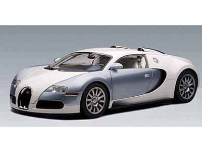 Модель 1:12 Bugatti 16.4 Veyron Production Version - ice/blue