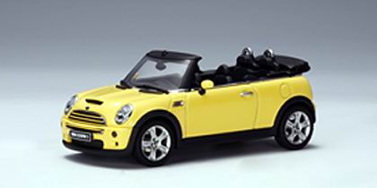 mini cooper s cabrio - yellow 54851 Модель 1:43