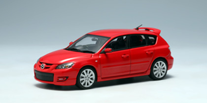 Модель 1:43 Mazda Speed Axela (Japaneese Version Mazda 3 MPS) - true red