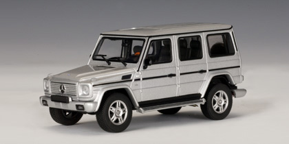 mercedes-benz g-wagon lwb - silver 56111 Модель 1:43