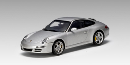 Модель 1:43 Porsche 911 (997) Carrera - silver