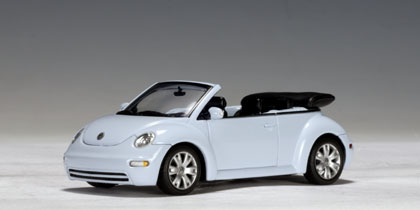 Модель 1:43 Volkswagen New Beetle Cabrio - aquarius blue