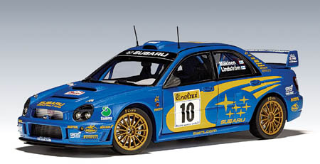 Модель 1:43 Subaru Impreza WRC №10 Rallye Monte-Carlo (Tommi Antero Makinen - Kaj Lindstrom)