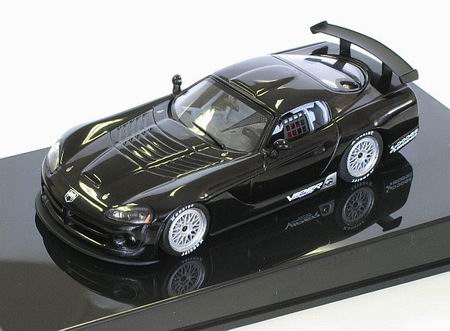 dodge viper competition car plain body version - black 60421 Модель 1:43