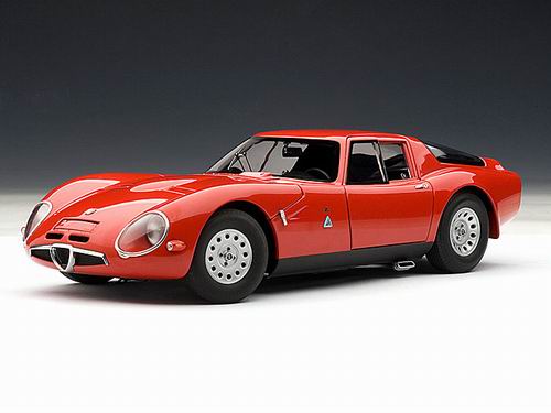 Модель 1:18 Alfa Romeo TZ2 - red