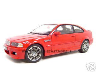 Модель 1:18 BMW M3 (E46) Coupe - red