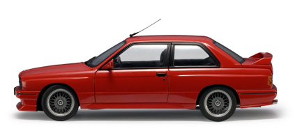 Модель 1:18 BMW M3 (E30) Evo Cecotto Edition - red