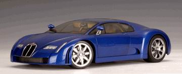 bugatti chiron - blue 70911 Модель 1:18