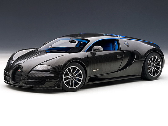 Модель 1:18 Bugatti Veyron Super Sport - merveilleux black