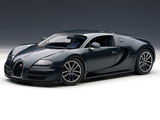Модель 1:18 Bugatti Veyron Super Sport - dark blue