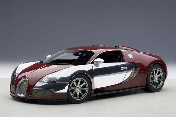Модель 1:18 Bugatti EB Veyron 16.4 Type L'Edition Centenaire, Achille Varzi - italian red