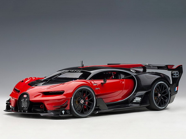 Bugatti Vision Gran Turismo - red/black 70988 Модель 1:18