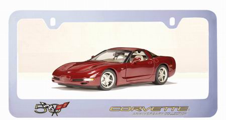 chevrolet corvette 50th anniversary - red met 71156 Модель 1:18