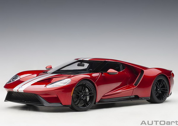 Ford GT - red/silver stripes