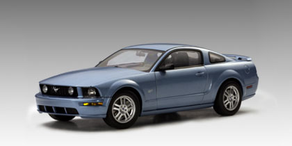 Модель 1:18 Ford Mustang GT Production Version / Windveil Blue