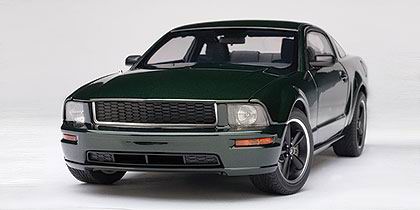 Модель 1:18 Ford Bullitt Mustang - highland green met
