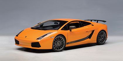 Модель 1:18 Lamborghini Gallardo Superleggera - orange met