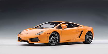 Модель 1:18 Lamborghini Gallardo LP 560-4 (with optional cordelia wheels) - orange met