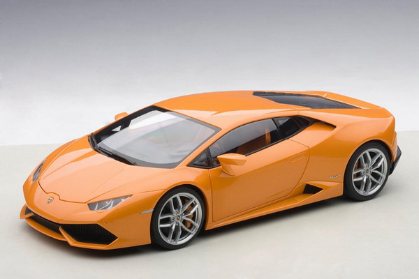 Модель 1:18 Lamborghini Huracan LP 610-4 - arancio borealis/orange pearl met