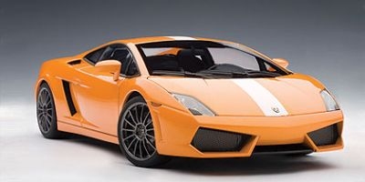 Модель 1:18 Lamborghini Gallardo LP 550-2 «Valentino Balboni» - arancio borealis (white/gold stripe)