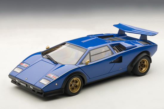 Модель 1:18 Lamborghini Countach LP 500S Walter Wolf - blue