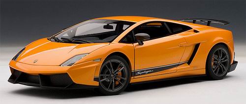 Модель 1:18 Lamborghini Gallardo LP 570-4 Superleggera - orange met