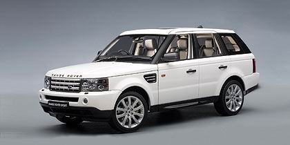 Модель 1:18 Land Rover Range Rover Sport Supercharged - white