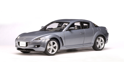 Модель 1:18 Mazda RX-8 RHD - titanium grey