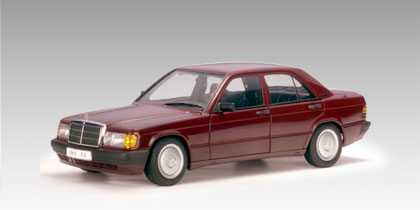 Модель 1:18 Mercedes-Benz 190E 2.0 - barolo red