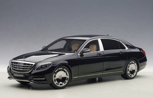 Модель 1:18 Mercedes X222 S600 Maybach S-class (SWB) - black