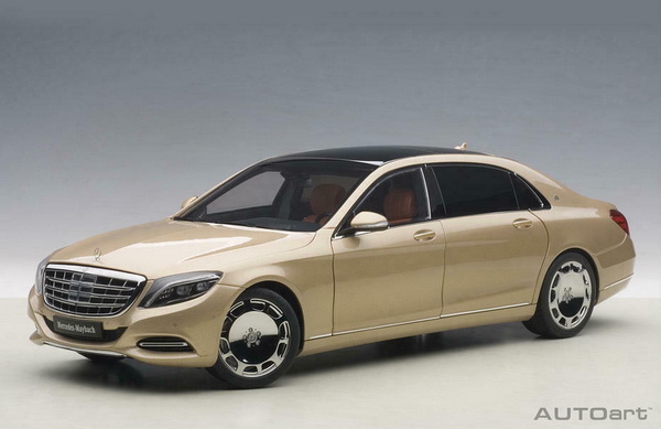 Модель 1:18 Mercedes-Maybach S 600 - champagne gold