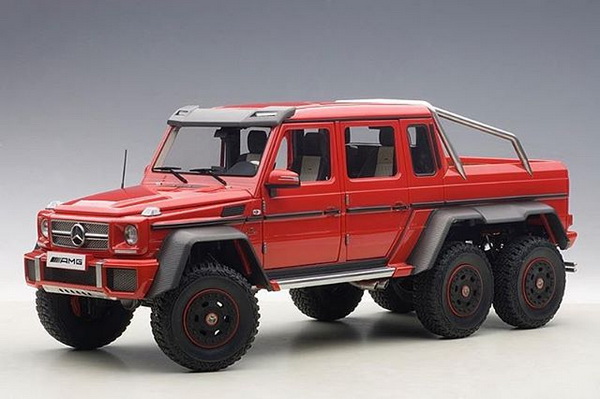 Модель 1:18 Mercedes-Benz G63 AMG (W463) 6x6 - red