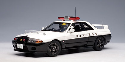 Модель 1:18 Nissan Skyline GTR (R32) Police Car Kanagawa-Kenkei