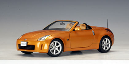 nissan 350 z roadster lhd - orange 77372 Модель 1:18
