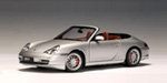 porsche 911 carrera cabrio (facelift) 996 silver 77855 Модель 1:18