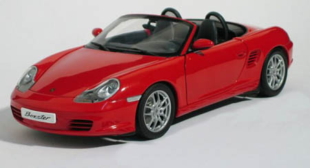 Модель 1:18 Porsche Boxster 986 (facelift) - red