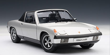 Модель 1:18 Porsche 914/6 - silver met