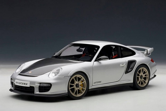 Модель 1:18 Porsche 911(997) GT2 RS - silver
