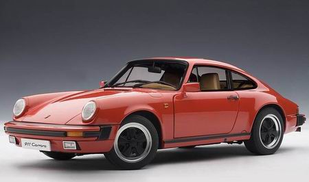 Модель 1:18 Porsche 911 Carrera 3.2 Coupe - red
