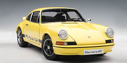 porsche 911 carrera rs 2.7 - light yellow 78053 Модель 1:18