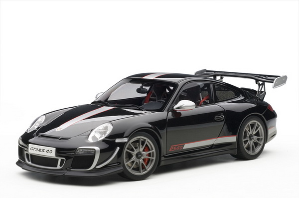 Модель 1:18 Porsche 911 (997) GT3 RS 4.0 - glossy black